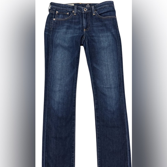 AG The Stevie Slim Straight Blue Denim Style Jeans - Picture 3 of 10